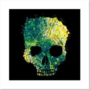 Toxic skull Posters and Art